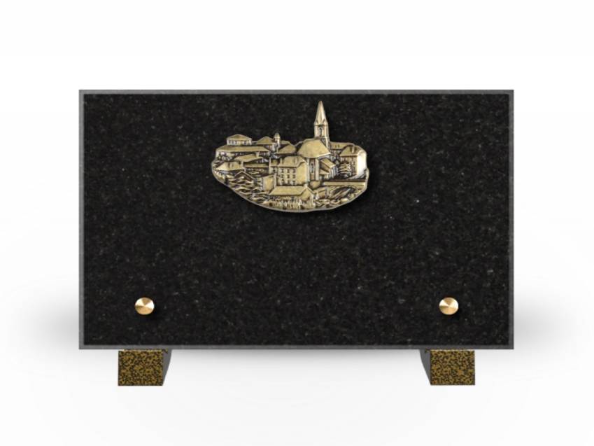 Plaque Granit Rectangle souvenir