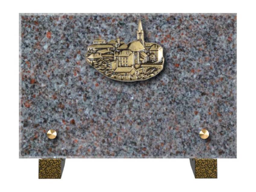 Plaque Granit Rectangle souvenir