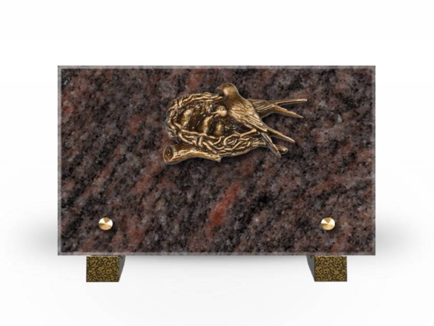 Plaque Granit Rectangle souvenir