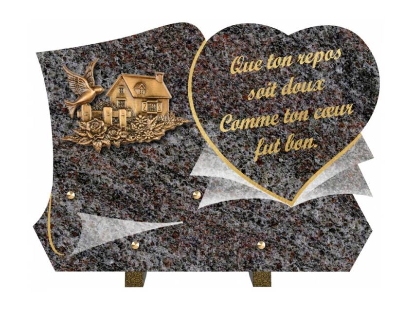Plaque funéraire clamherix