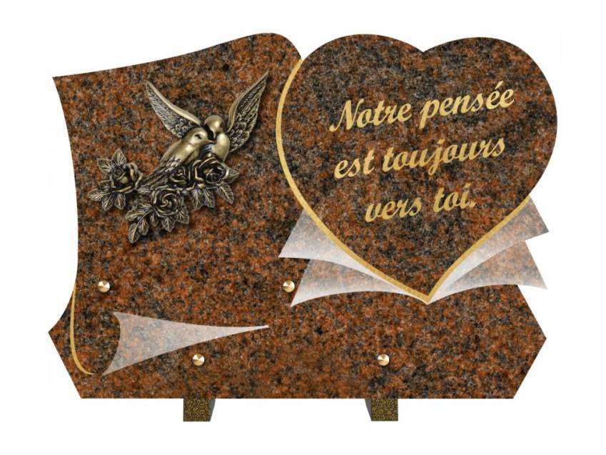 Plaque funéraire clamherix