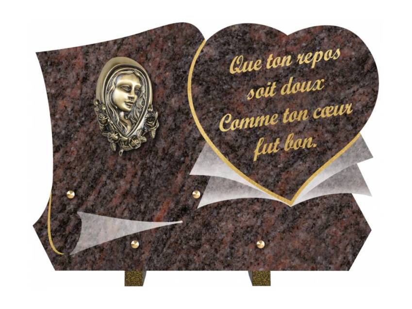 Plaque funéraire clamherix