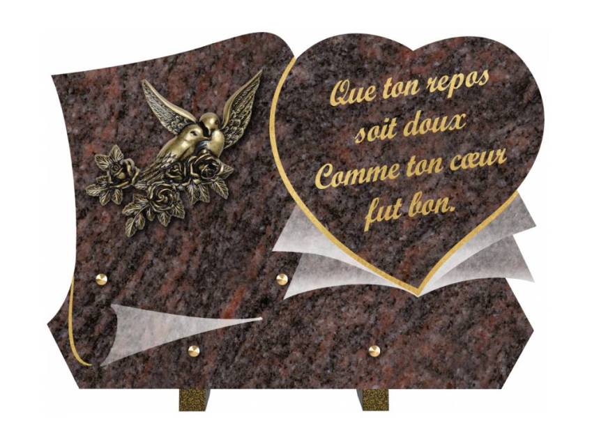 Plaque funéraire clamherix