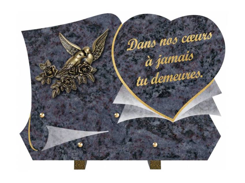 Plaque funéraire clamherix