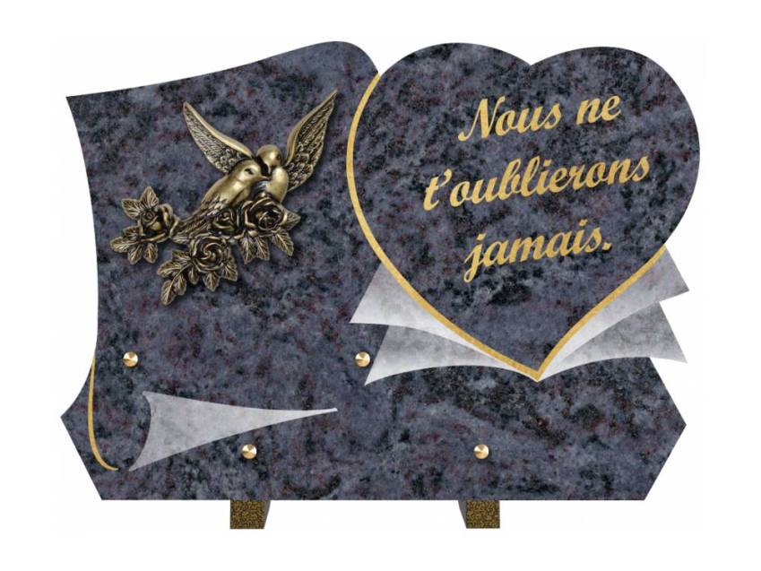 Plaque funéraire clamherix