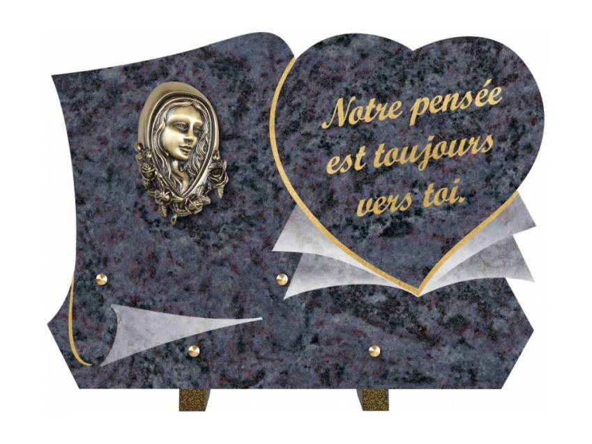 Plaque funéraire clamherix