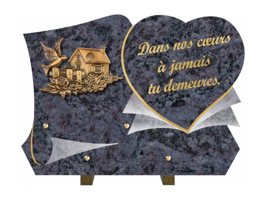 Plaque funéraire clamherix