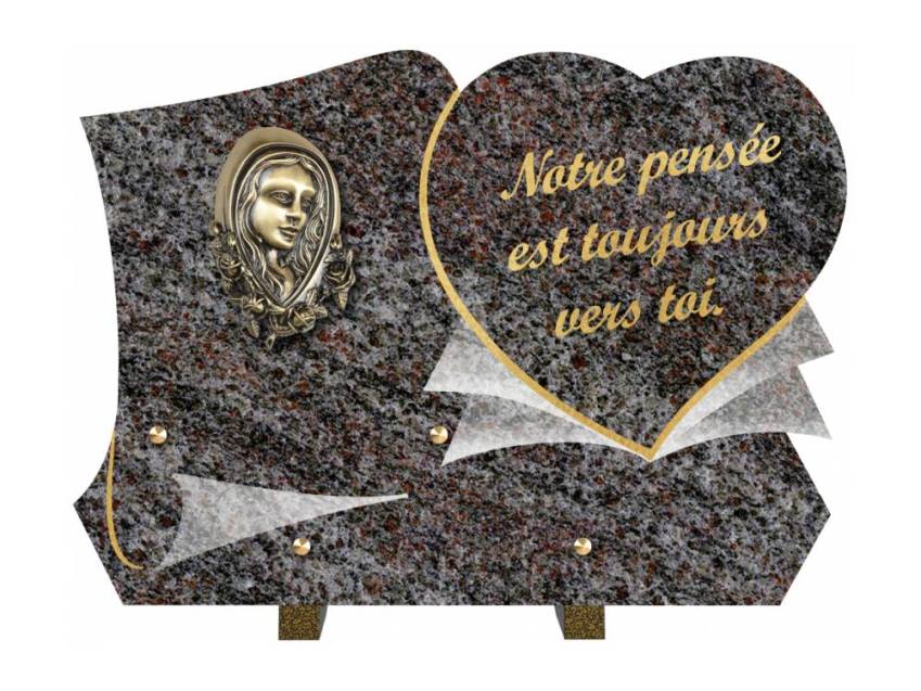 Plaque funéraire clamherix