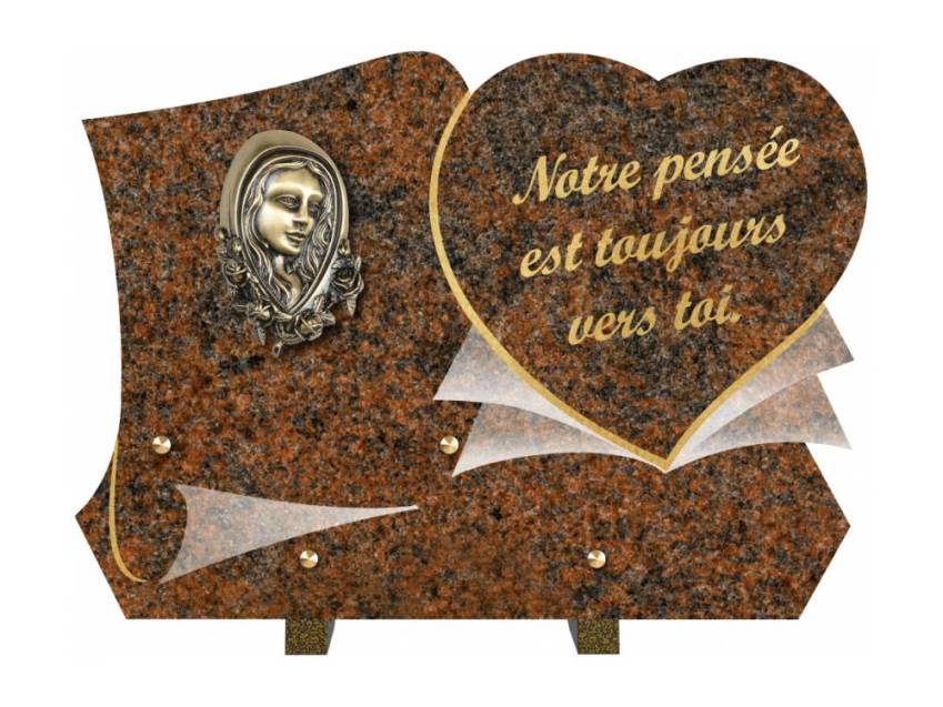 Plaque funéraire clamherix