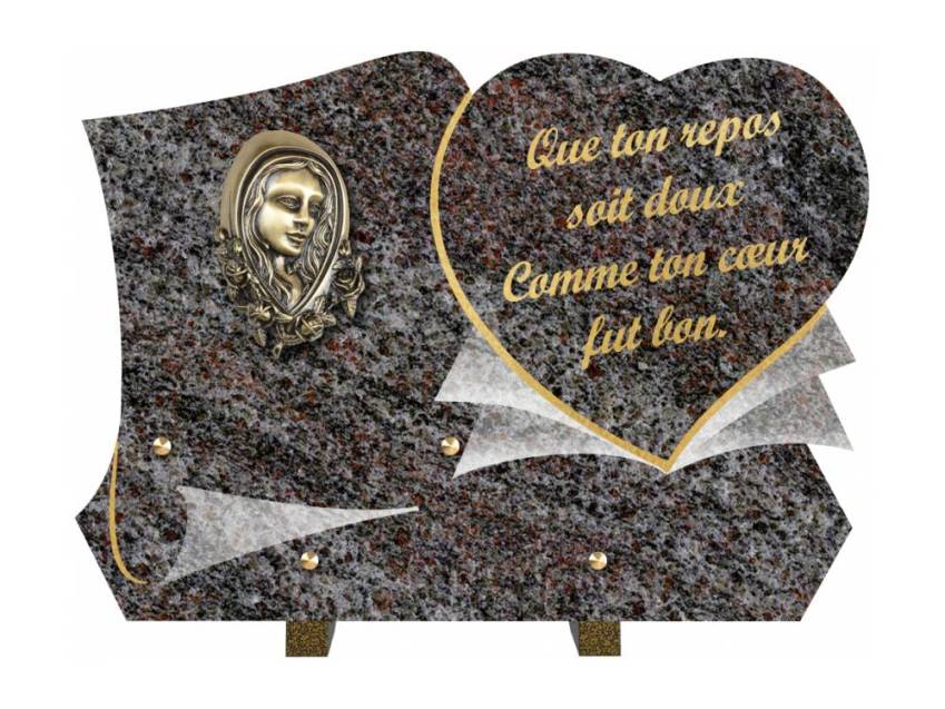 Plaque funéraire clamherix
