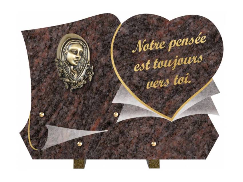 Plaque funéraire clamherix