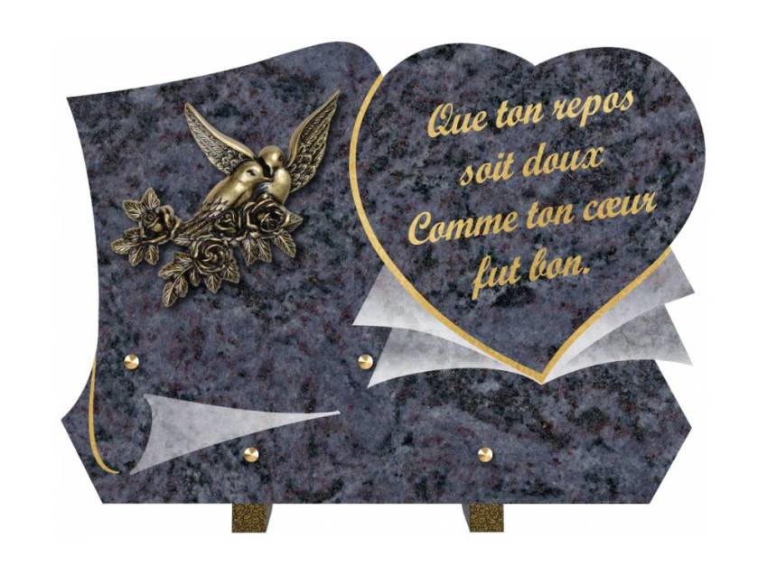 Plaque funéraire clamherix