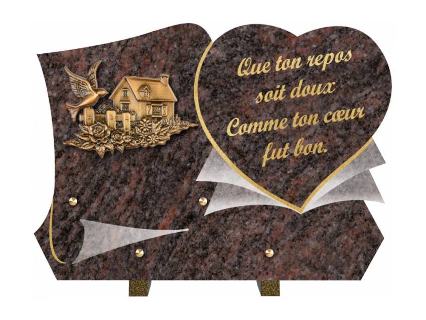 Plaque funéraire clamherix