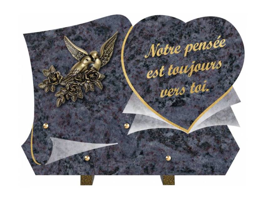 Plaque funéraire clamherix