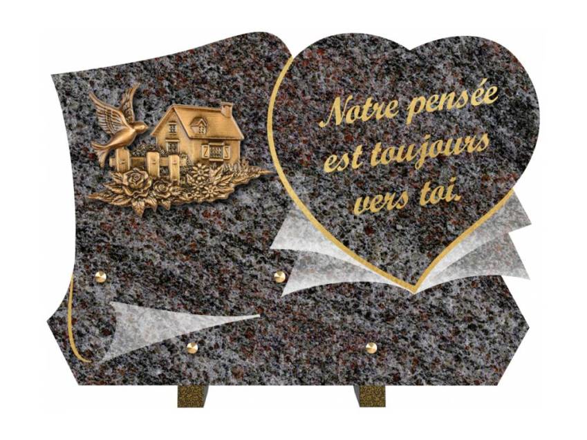 Plaque funéraire clamherix