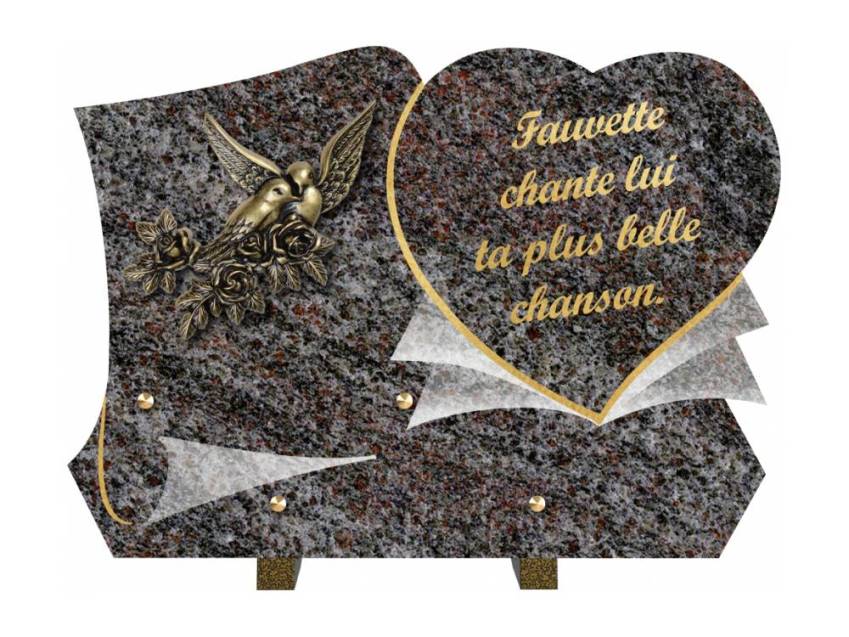 Plaque funéraire clamherix