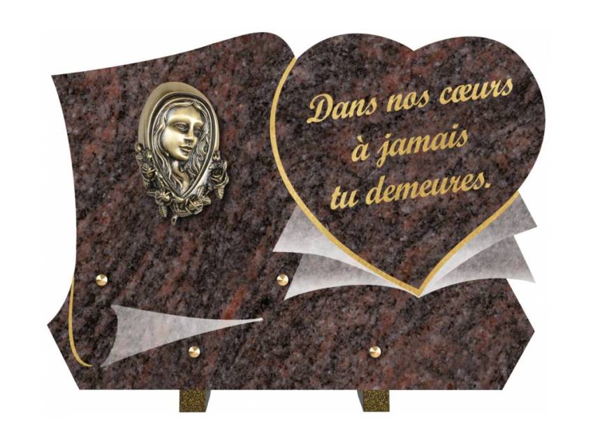 Plaque funéraire clamherix