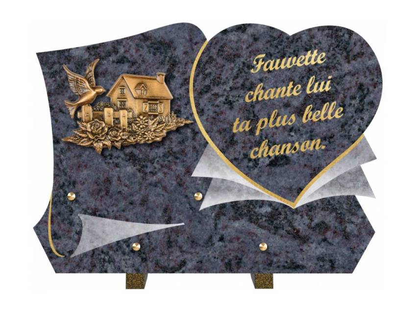 Plaque funéraire clamherix