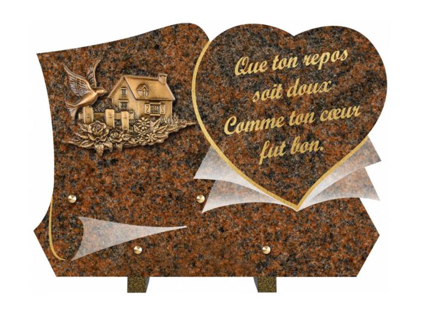 Plaque funéraire clamherix