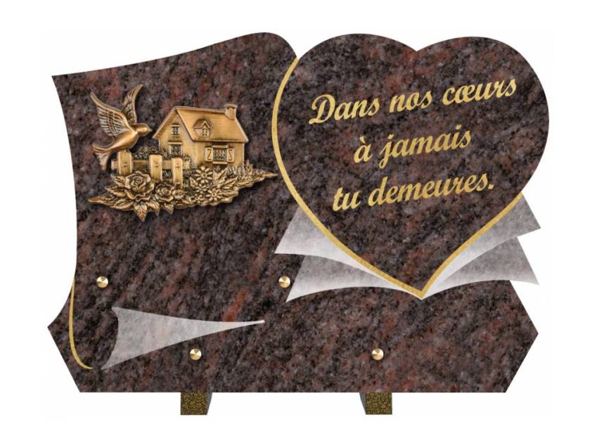 Plaque funéraire clamherix
