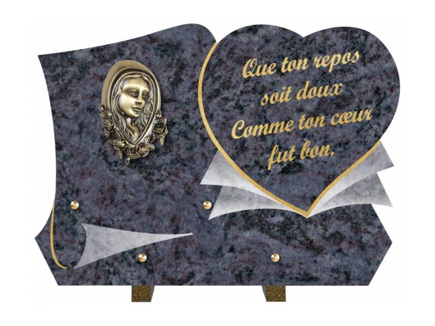 Plaque funéraire clamherix