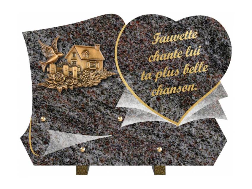 Plaque funéraire clamherix