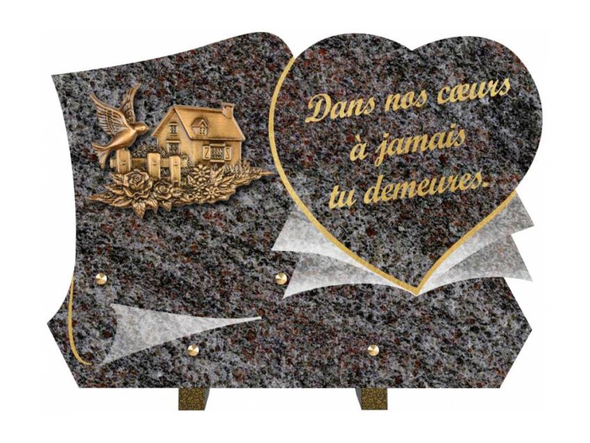 Plaque funéraire clamherix
