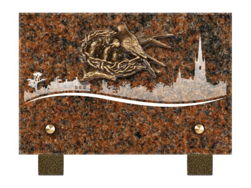 Rectangular Granite Plaque Collection.