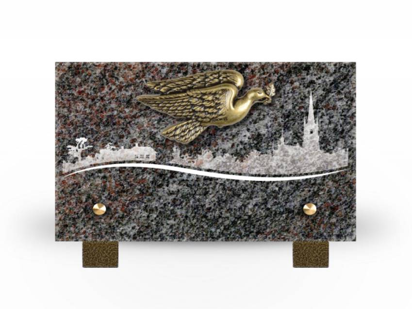 Rectangular Granite Plaque Collection.