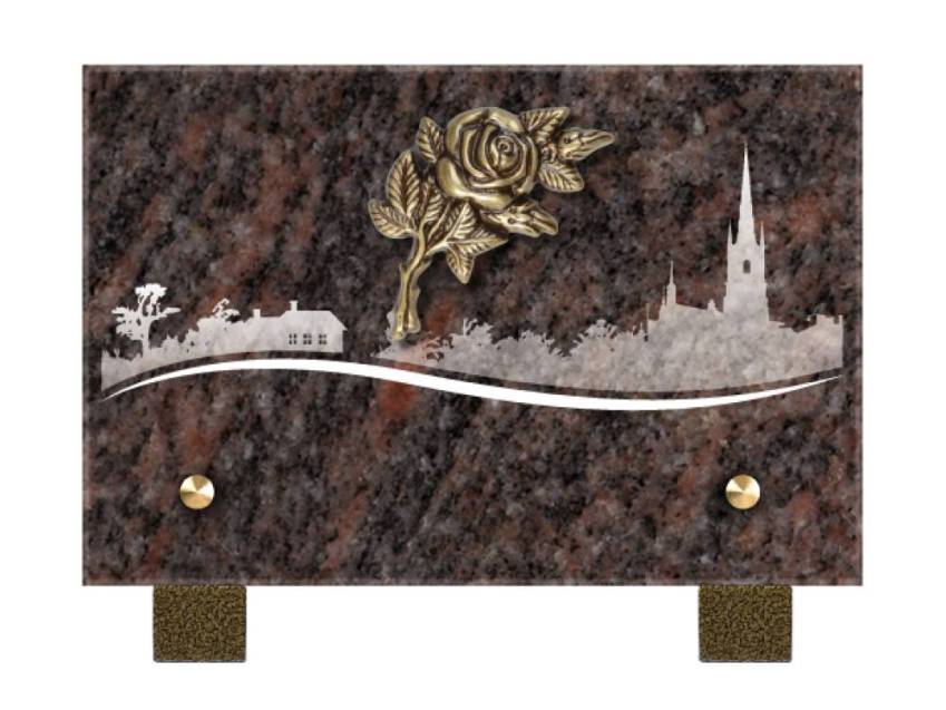 Rectangular Granite Plaque Collection.