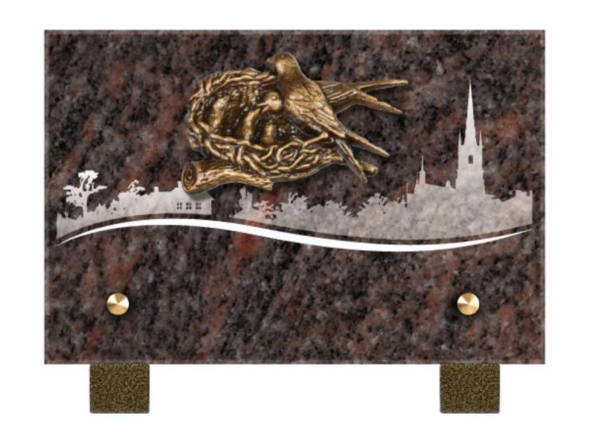 Rectangular Granite Plaque Collection.