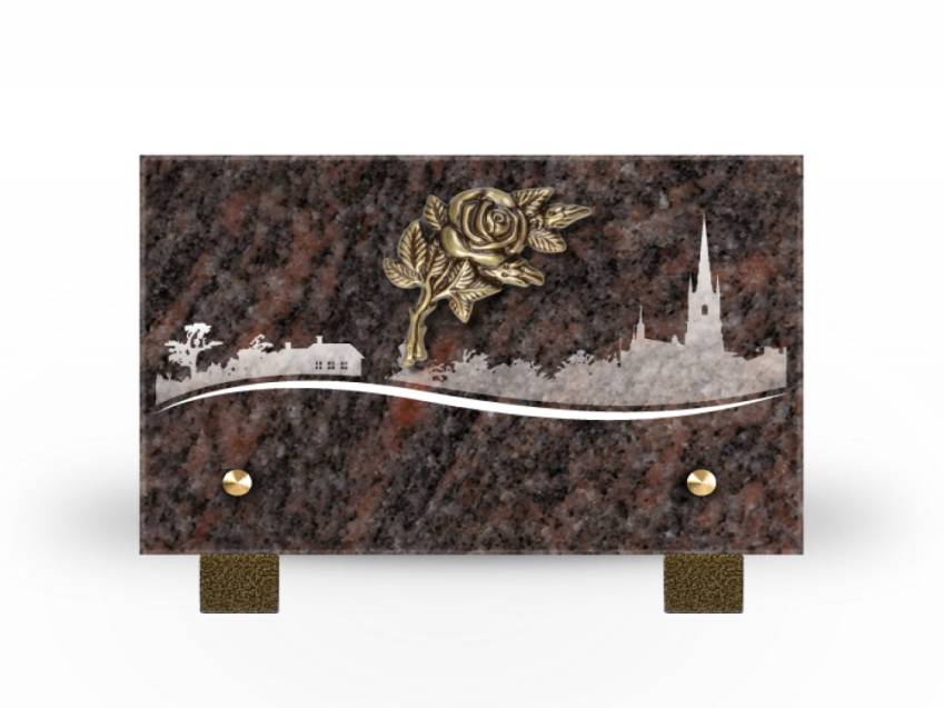 Rectangular Granite Plaque Collection.