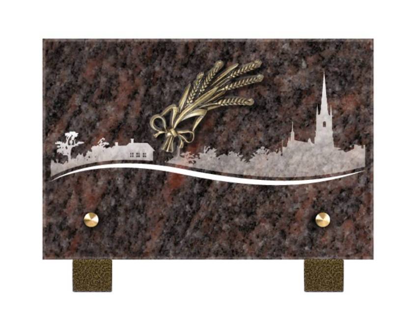 Rectangular Granite Plaque Collection.