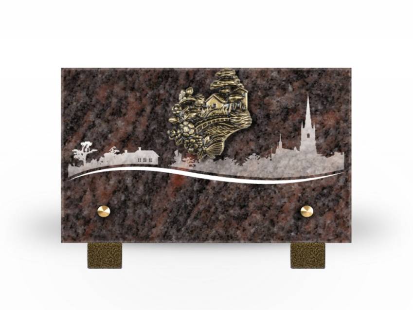 Rectangular Granite Plaque Collection.