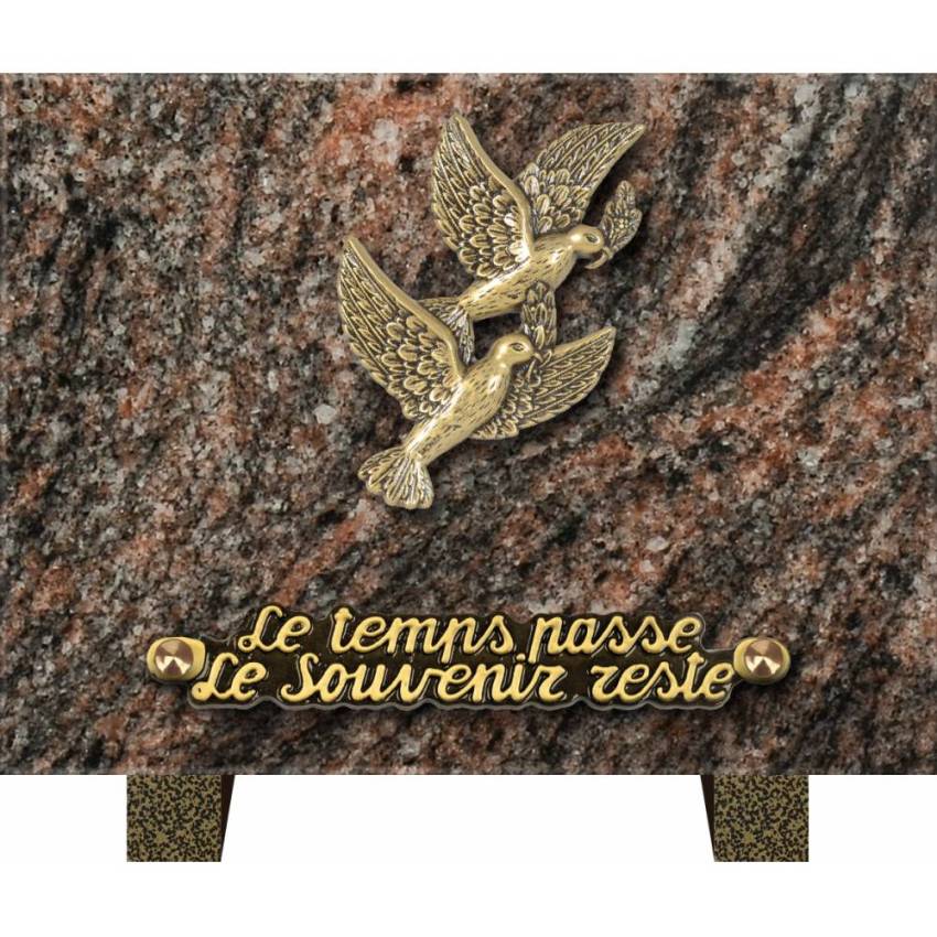 Osirium cemetery plaque