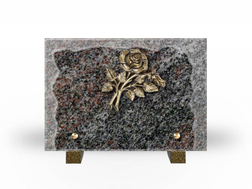 Plaque Granit Rectangle hommage