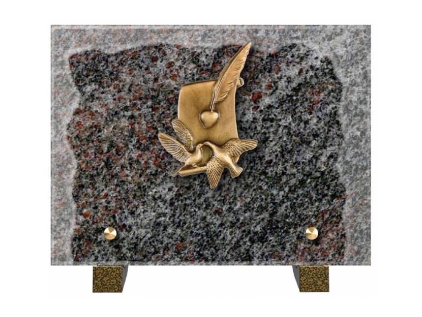 Plaque Granit Rectangle hommage