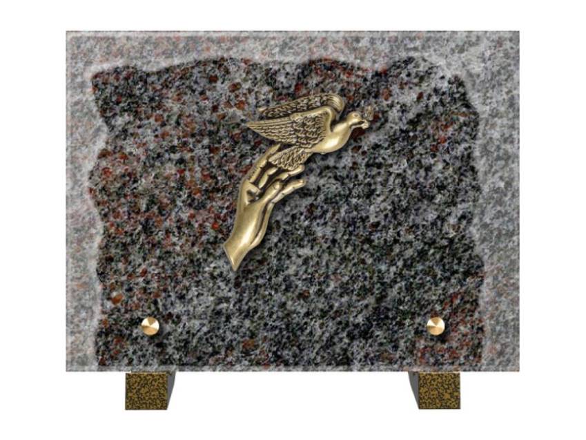 Plaque Granit Rectangle hommage