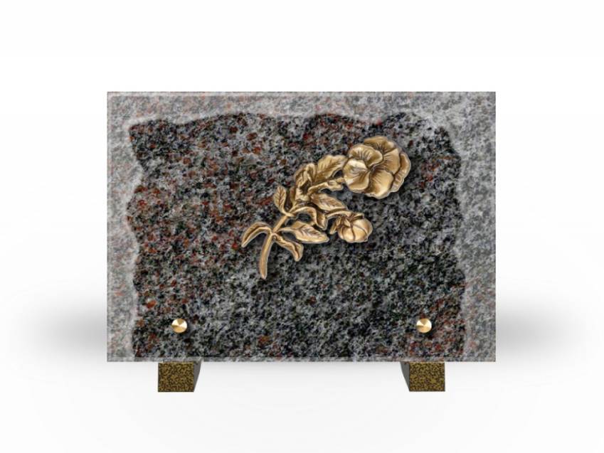 Plaque Granit Rectangle hommage