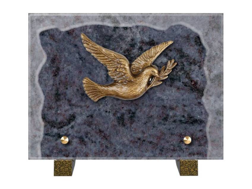 Plaque Granit Rectangle hommage