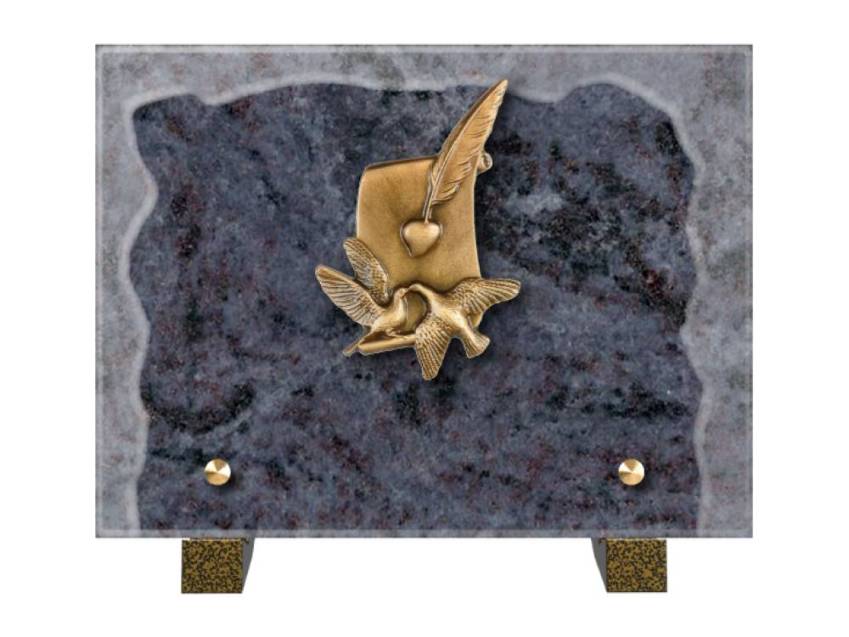 Plaque Granit Rectangle hommage