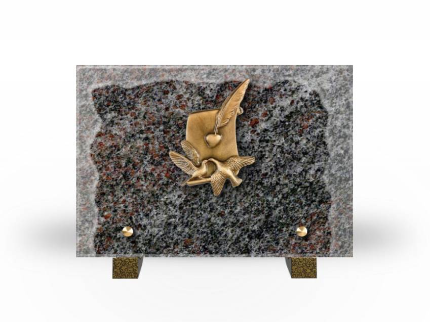 Plaque Granit Rectangle hommage