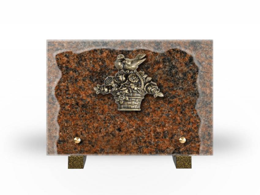 Plaque Granit Rectangle hommage