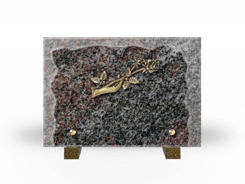 Plaque Granit Rectangle hommage