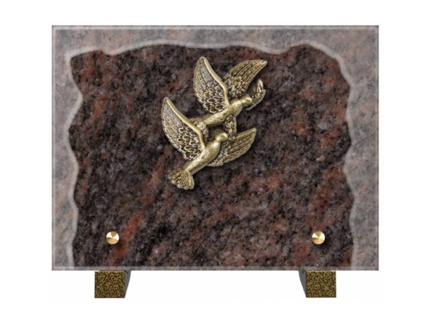 Plaque Granit Rectangle hommage