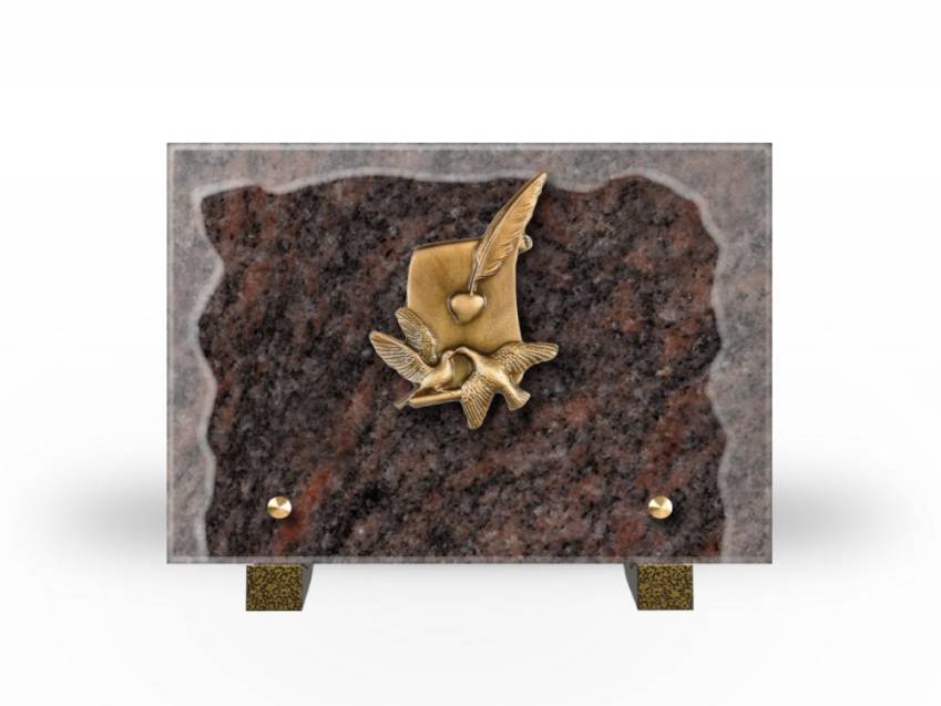 Plaque Granit Rectangle hommage