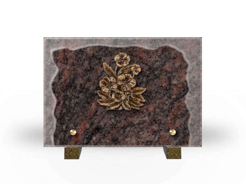 Plaque Granit Rectangle hommage