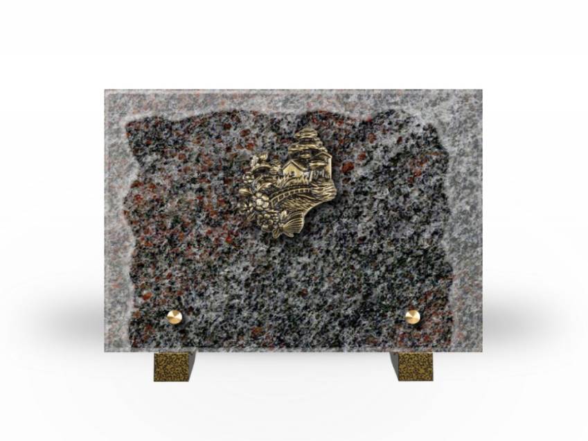 Plaque Granit Rectangle hommage