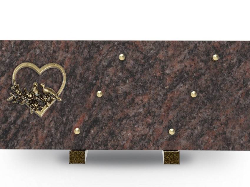 Plaque Granit Rectangle passion