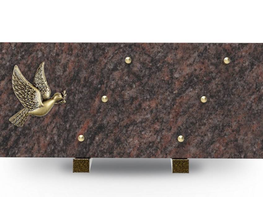 Plaque Granit Rectangle passion